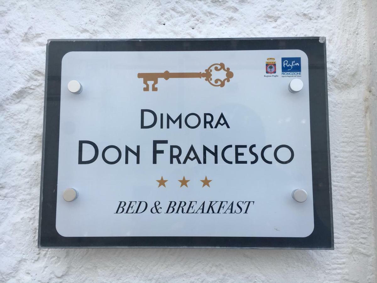 Bed and Breakfast Dimora Don Francesco Alberobello Exteriér fotografie